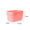 thumbnail image 3 of RXIRUCGD Plastic Organizer Storage Baskets With Handles, Shower Caddy Bins Organizer For Bathroom And Kitchen, 3 of 6
