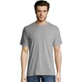 thumbnail image 1 of Hanes Mens X-Temp FreshIQ Workwear Pocket Tee Value 2-Pack, M, Light Steel, 1 of 2