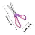 thumbnail image 1 of Stainless Steel Cloth,Stainless Steel Scissors Lace Scissors Stainless Steel Sawtooth Scissors Lock Scissors Tooth Cloth Scissors Dog Teeth Scissors Lock and Lock, 1 of 4