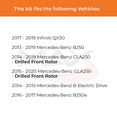thumbnail image 2 of MAX Advanced Brakes - Front Brake Kit For 2014-2019 Mercedes-Benz CLA250, 2015-2020 GLA250| Carbon Ceramic Brake Pad and Rotor Kit| Daily Driving OE Replacement Brake Rotors, 2 of 9