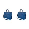thumbnail image 4 of kurtrusly Style With Trendy And Spacious Tote Bag Fashionable And Versatile Messenger Bag navy blue 2Set, 4 of 6