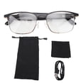 thumbnail image 2 of Lunettes Intelligentes, Lunettes de Soleil Sans Fil Intelligentes pour Femmes et Hommes, Microphone et Haut-Parleur Intégrés, Touche Multifonction, Longue Autonomie de Batterie, Protège-Yeux pour l'Extérieur, 2 of 7