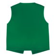 thumbnail image 4 of TOPTIE Kid Volunteer No-Button Child Vest Waistcoat Party Vests 5 Packs-Green-L, 4 of 5