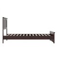 thumbnail image 3 of Lit Plateforme Bas en Bois Naples Simple TG avec Pied de Lit Assorti en Espresso, 3 of 6