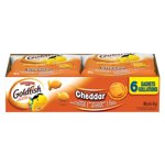 Goldfish® Cheddar Crackers Snack Packs, 28g Snack Packs, pack of 6