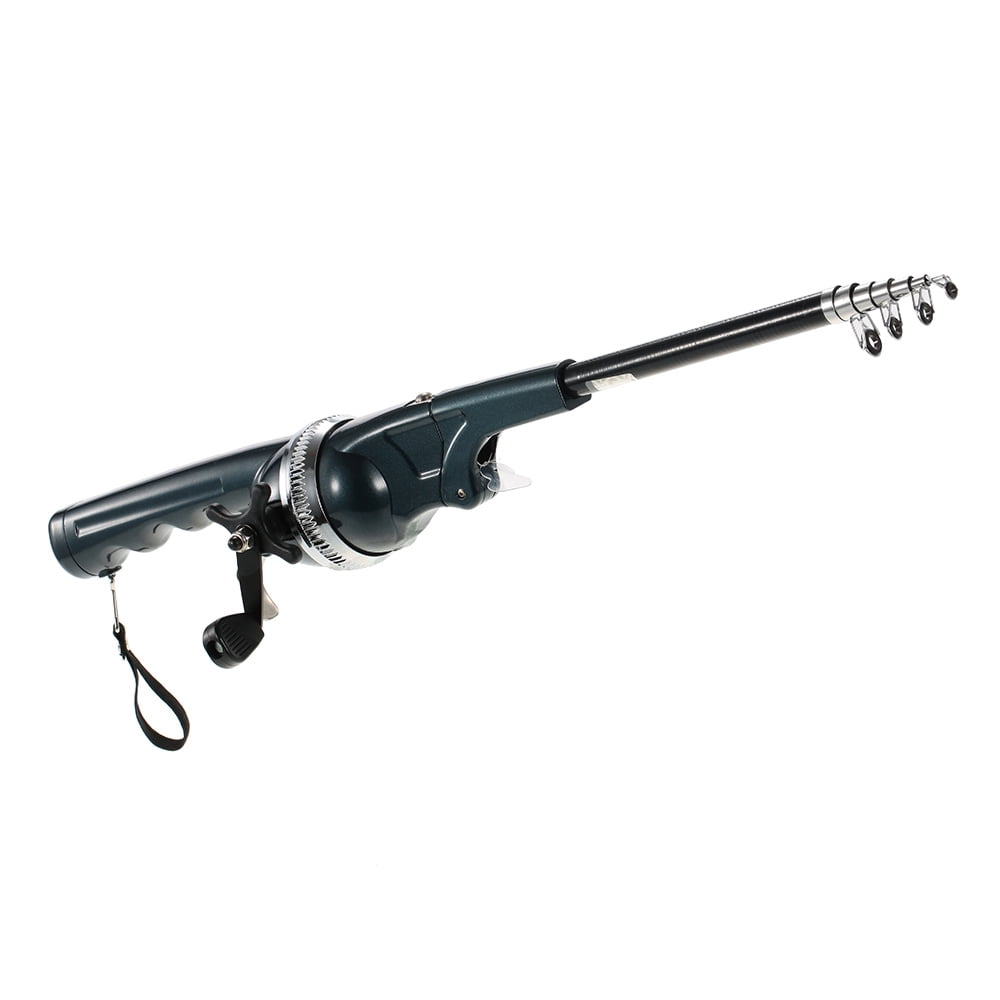 133cm Folding Mini Fishing Rod Foldable Telescopic Fishing Rod Portable Fishing Rod Reel Combination with Fishing Line Carp Fishing Tackle