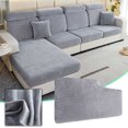 thumbnail image 1 of Yhmxh Pillow Covers Throw Pillow Covers Pillow Protector Universal Leather Covered Sofa 2025,Wear-resistant,Highly Elastic,Non Slippery,Elastic Fiber,Universal Protection Furniture Sofa Cushion, 1 of 7