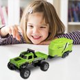 thumbnail image 4 of LSLJS Mini Camion Mini Camion Échelle Alliage 2,4 Ghz Camion Semi-Remorque Rc avec Remorque Camion Voiture Télécommandée avec Lumières pour Enfants Cadeaux Accessoires pour la Maison, 4 of 5