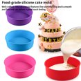thumbnail image 4 of kurtrusly Mariage Fête Gâteau Restaurant Réutilisable Mousse Lavable Rond Moule Cuisine Gadget Accessoires Bleu 6,5 Pouces 1Set, 4 of 6