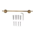 thumbnail image 2 of Bath Towel Bar Single Bars Towel Rack Rod Classic Wall Mounted, Durable Copper Towel Holder, Elegant Look Bathroom Towel Bar Easy Installation For Bathroom Kitchen Fitting Room, 2 of 8