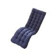thumbnail image 2 of Coussin Confortable en Polyester pour Fauteuil Inclinable de Jardin, Tapis Épaissi, Coussinet en Coton pour l'Extérieur, Intérieur, Bleu Marine B, 2 of 8