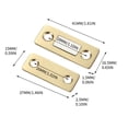 thumbnail image 3 of Meitianfacai Bande Magnétique d'Absorption pour Porte Coulissante de Garde-Robe, 3 of 3
