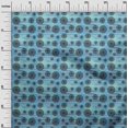 thumbnail image 3 of oneOone Polyester Lycra Teal Blue Fabric Abstracts Craft Projects Decor Fabric Printed By The Yard 56 Inch Wide, 3 of 5