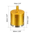 thumbnail image 4 of Unique Bargains 60mm Dry/Wet Diamond Core Drill Bit for Granite Concrete Brick Block Masonry, 4 of 4