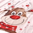 thumbnail image 2 of Family Christmas Matching Pajamas Sets Dad Mom Kid Baby Plaid Pattern Sleepwear  Parent-Children PJs, 2 of 6