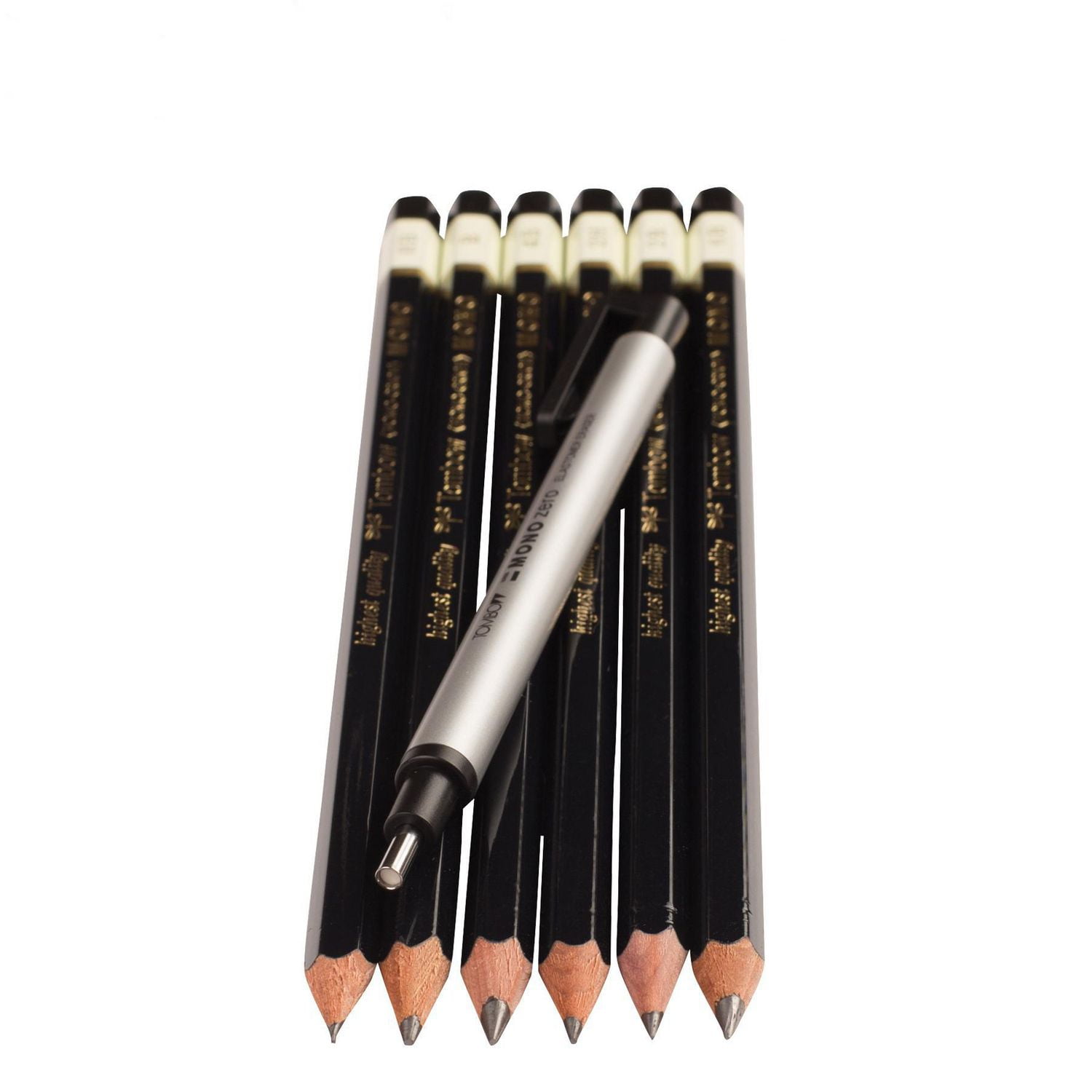 Ensemble de Crayons + Gomme à Effacer 6p Tombow