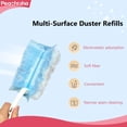 thumbnail image 2 of PEACHICHA Disposable Duster Refills, Heavy Duty Dusters Refills, Blue Replacement Head for Cleaning, Multi Surface Refills Unscented, Duster Refills Bulk Compatible with Swiffer Dusters, 30 Count, 2 of 6