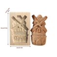 thumbnail image 3 of Oleegame 2PC Cookie Mold DIY Baking Moulds Wooden Cookie Cookie Moulds Embossing Craft Decorative Baking Tools For Christmas Thanksgiving Christmas Kitchen, 3 of 6