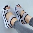 thumbnail image 1 of LSLJS Wedge Sandales pour Femmes, Sandales à Talon Compensé Mode pour Femmes Dames Confortables à Bout Rond Sandales Décontractées Chaussures, 1 of 4