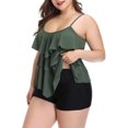 thumbnail image 3 of Maillots de Bain pour Femmes Tankini Deux Pièces Maillot de Bain P-5TG, 3 of 4