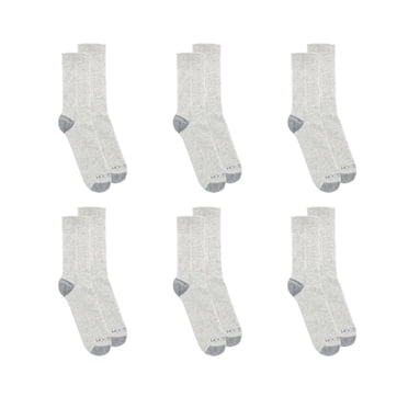 Fruit of the Loom Men's Dual Defense Crew Socks 6 Pair