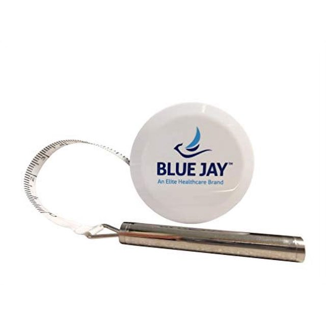 Blue Jay An Elite Healthcare Brand Measure It Measuring Tape for Body Measurements with Gulick Spring | Crafted with Fiberglass and Push Button Retractable | 6 ft