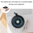 thumbnail image 4 of Turntable Universal Multicolor Wireless Speaker Stereo Sound Music Playing Device Box Charging Record Player Home Studio Desktop Hotel Shop Pink, 4 of 9