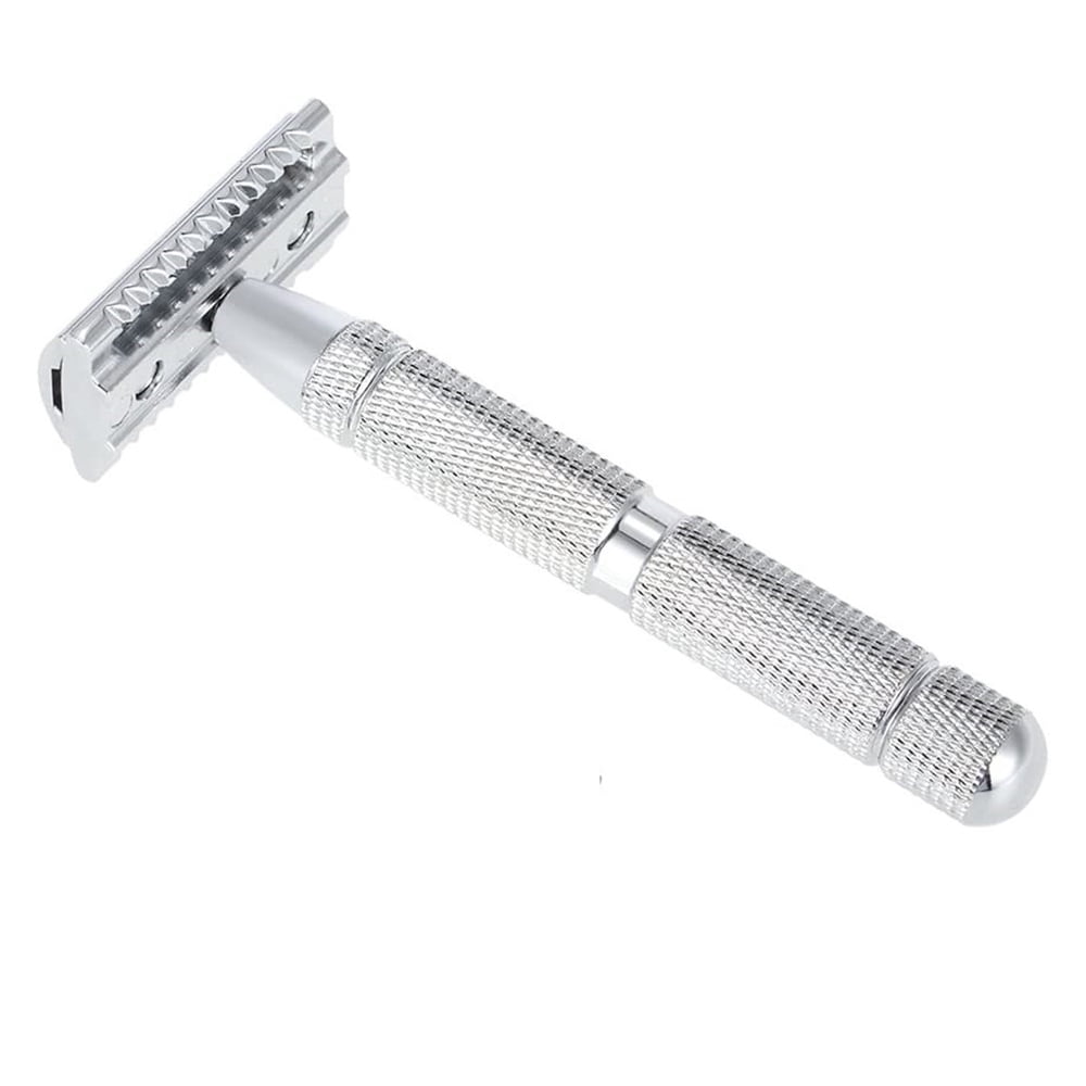 Yeacher Stainless Steel Safety Razor Traditional Men's Double Edge Shaving Razor Manual Beard Razor Shaving Tool