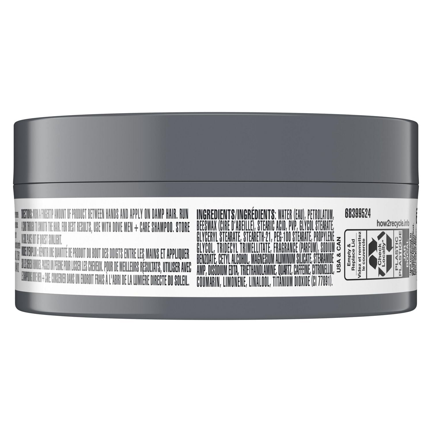Dove Men+Care Molding Hair Paste Medium Hold, 49 g