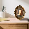 thumbnail image 2 of Baohd Picture Frame Vintage Photos Photo Holder Frames Bedroom Baroque Decor 6 Inch oval 1Set, 2 of 6