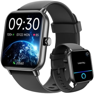 Smart Watches for Men Women, 1.8" Screen Activity Tracker, Heart Rate/Sleep/SpO2 Monitor, Make/Answer Calls, IP68 Waterproof Smar