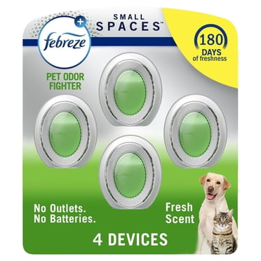 Febreze Small Spaces Air Freshener, Odor-Fighting, Heavy Duty Pet Scent, 50mL, 4ct