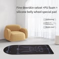 thumbnail image 2 of Decodeary Rouleau de Roue Ab Abmat Tapis Antidérapant Ab Entraînements Excellente Prise et Stabilité à la Maison Tapis, 2 of 6
