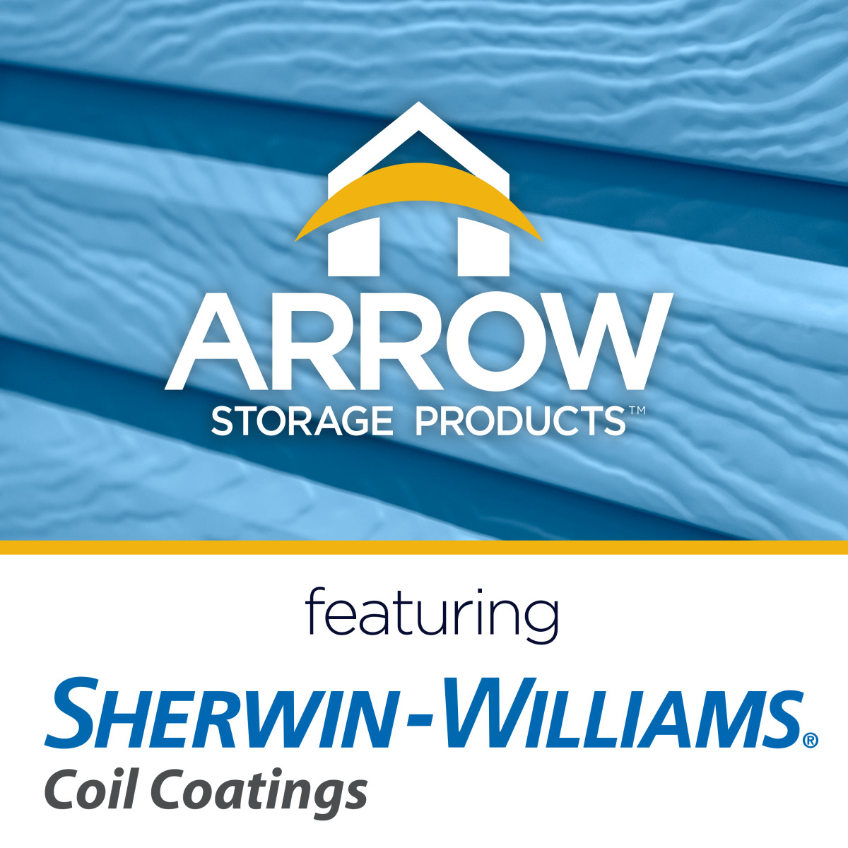 Arrow Select 8 x 8 x 8 ft Blue Grey Steel Storage Shed