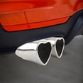 thumbnail image 4 of Embout d'Échappement Double en Forme de Cœur / Accessoire de Modification de Voiture pour une Performance et un Style Améliorés / Construction en Acier Inoxydable pour Berline, VUS Ou Voiture de Sport, 4 of 5