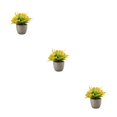 thumbnail image 2 of Decodeary Green Eco-friendly Artificial Money Tree In Pot Long-lasting Durability Realistic Appearance orange rose 3Set, 2 of 6