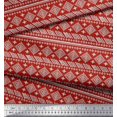thumbnail image 2 of Soimoi Cotton Duck Fabric Aztec African Print Sewing Fabric Yard 56 Inch Wide, 2 of 3