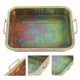 thumbnail image 3 of Oil Drip Pan,Galvanized Oil Drip Tray Pan Professional Metal Drain Container Universal Auto Repair Tool For Vehicle, 3 of 8