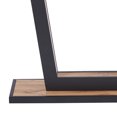 thumbnail image 3 of Moderne MDF et Métal Console - Naturel et Noir, 3 of 7