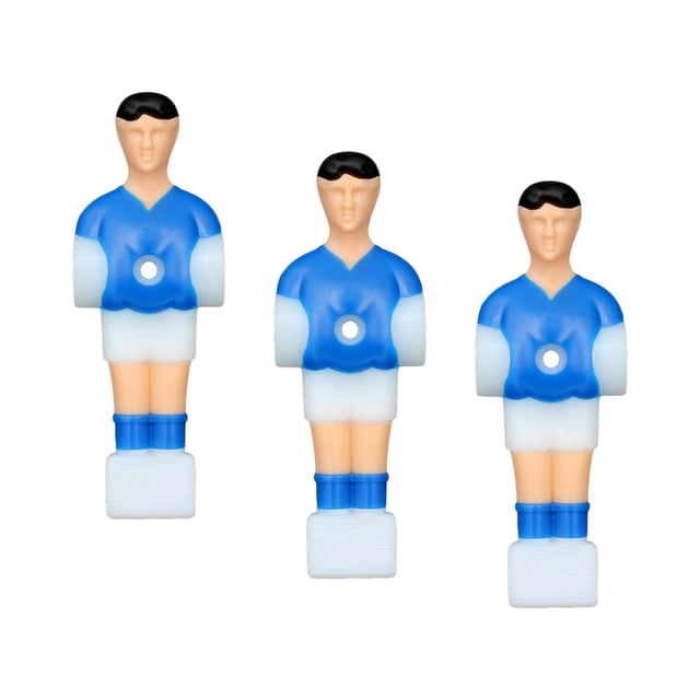 Wweixi 3Pcs Soccer Table Men Player quality ABS material,practical,sturdy,durable,wea Sports for Family Foosball Men Replacement Set Red
