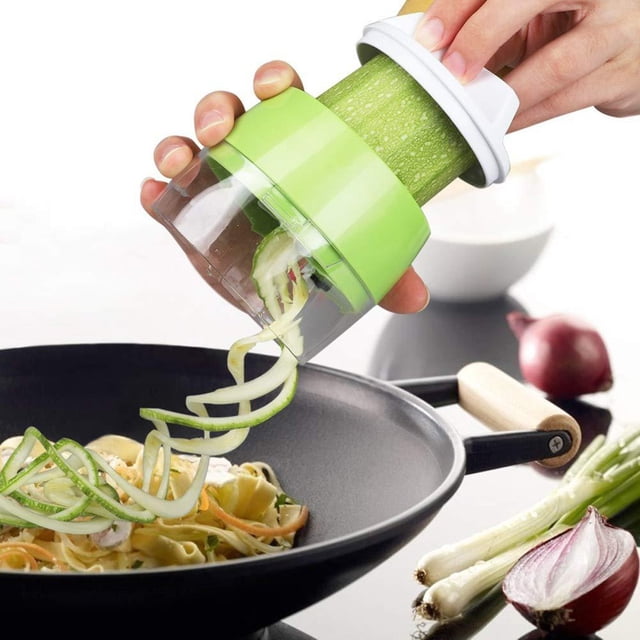 Vegetable Cutter Handheld Spiral Cutter Kitchen Device for Efficient Food Prep and Dining Bar Use end# start#s#Ergonomic handheld design delivers precise spiral cuts for vegetables fruits and