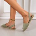 thumbnail image 4 of LSLJS Women's Summer New Buckle Fish Mouth Sandals Solid Color Flat Shoes, Flats Shoes, 4 of 8