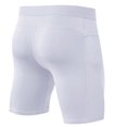 thumbnail image 3 of Shorts d'Entraînement à Fermeture Éclair pour Hommes - Pantalons de Course Serrés, Tissu Durable, Tenue Athlétique/décontractée, 3 of 3
