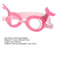 thumbnail image 3 of LJNYFDC Accessoires de Natation Lunettes de Natation pour Enfants Sangle Réglable Haute Clarté Lentille PC Étanche Anti-Buée Protection des Yeux Lunettes de Plongée, 3 of 7