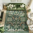 thumbnail image 3 of 8x10 Ft Green Area Rug - Soft, Washable, Non-Slip Indoor/Outdoor Rug for Living Room, Bedroom, Dining Room, Patio, Kids, Farmhouse & Boho Style, 3 of 7