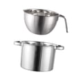thumbnail image 4 of simhoa Double Boilers Chocolate Pot Flat Bottom Boiler Pot for Cheese 20cm Pot, 4 of 8