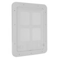 thumbnail image 1 of Petite Porte pour Chien, Porte de Ventilation Domestique Fixable pour Animaux de Compagnie, pour Chat avec Rabat Magnétique Blanc Grande, 1 of 8
