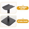 thumbnail image 3 of UPGRATOR Black Aluminum Headset Holder Mount Weighted Headphone Stand Convenient Desktop Headphone Rack, 3 of 7