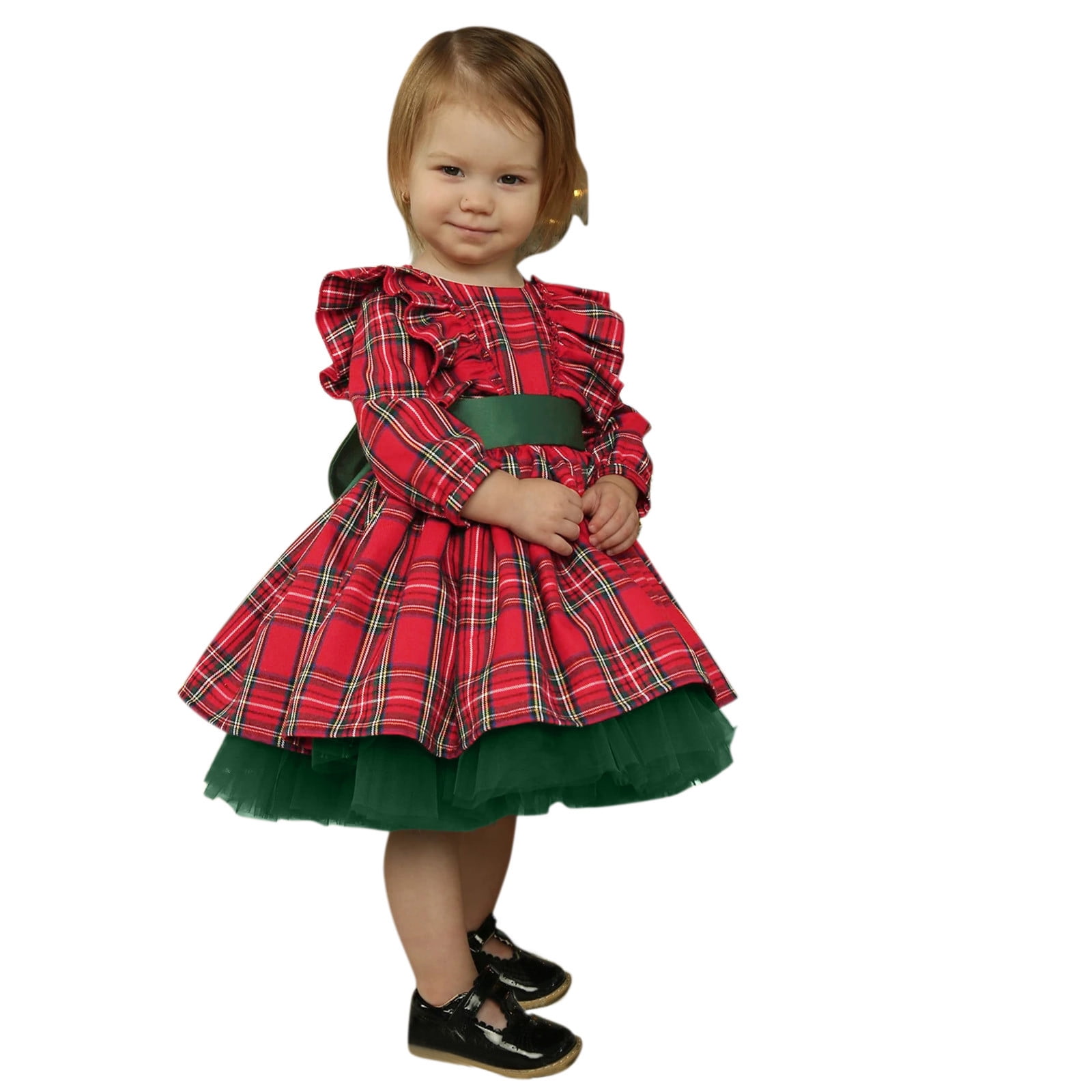 6 year old christmas dress JSCDRPDWL Tween Girls Christmas Party Dress Girl Clothes Girls Clothes Birthday Outfits for Girls Classy Christmas Outfits, Red 6-12 Months Width 12.5 3