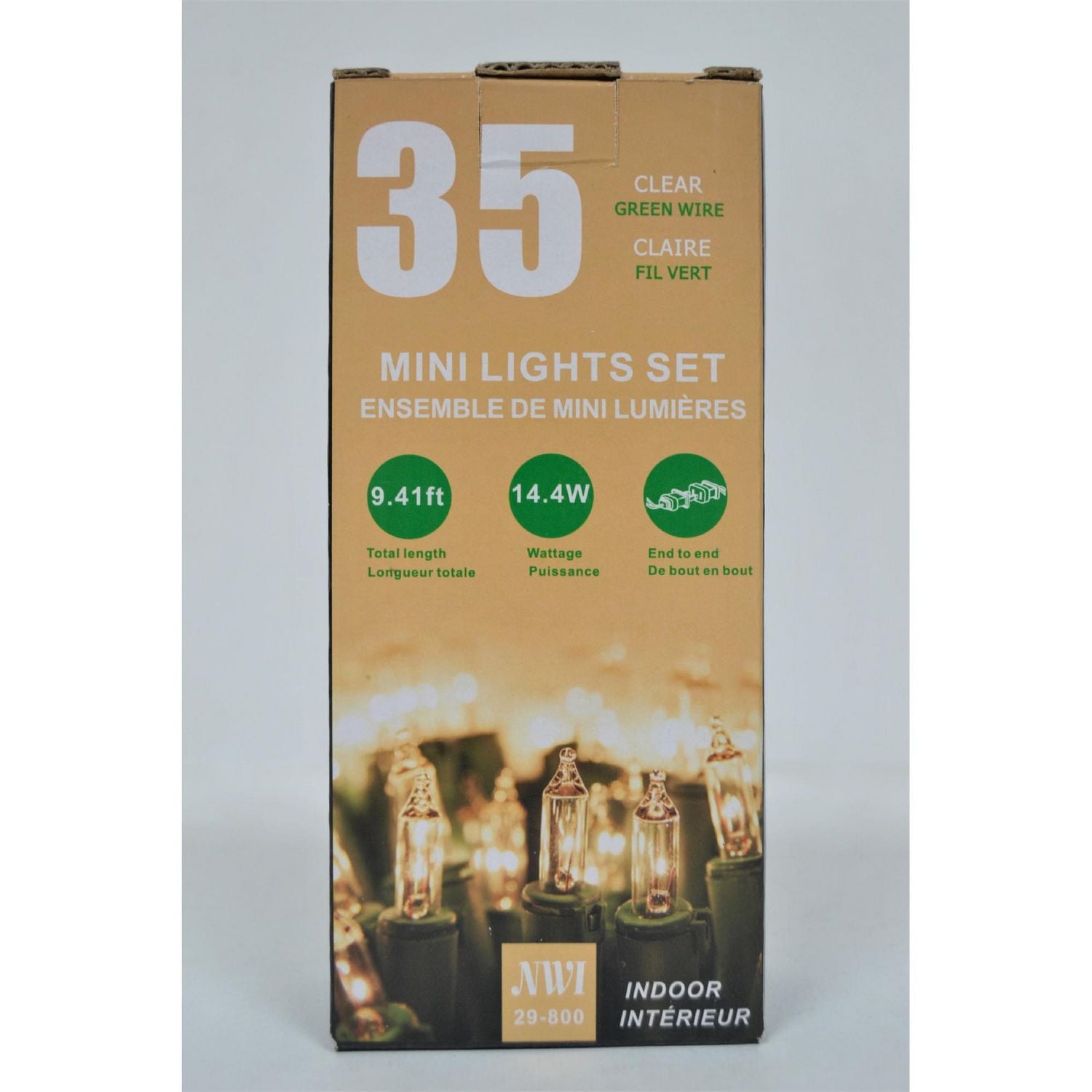 35 Lt Mini Indoor Mini Light Set (Bulbes Transparents) - Ensemble De 2